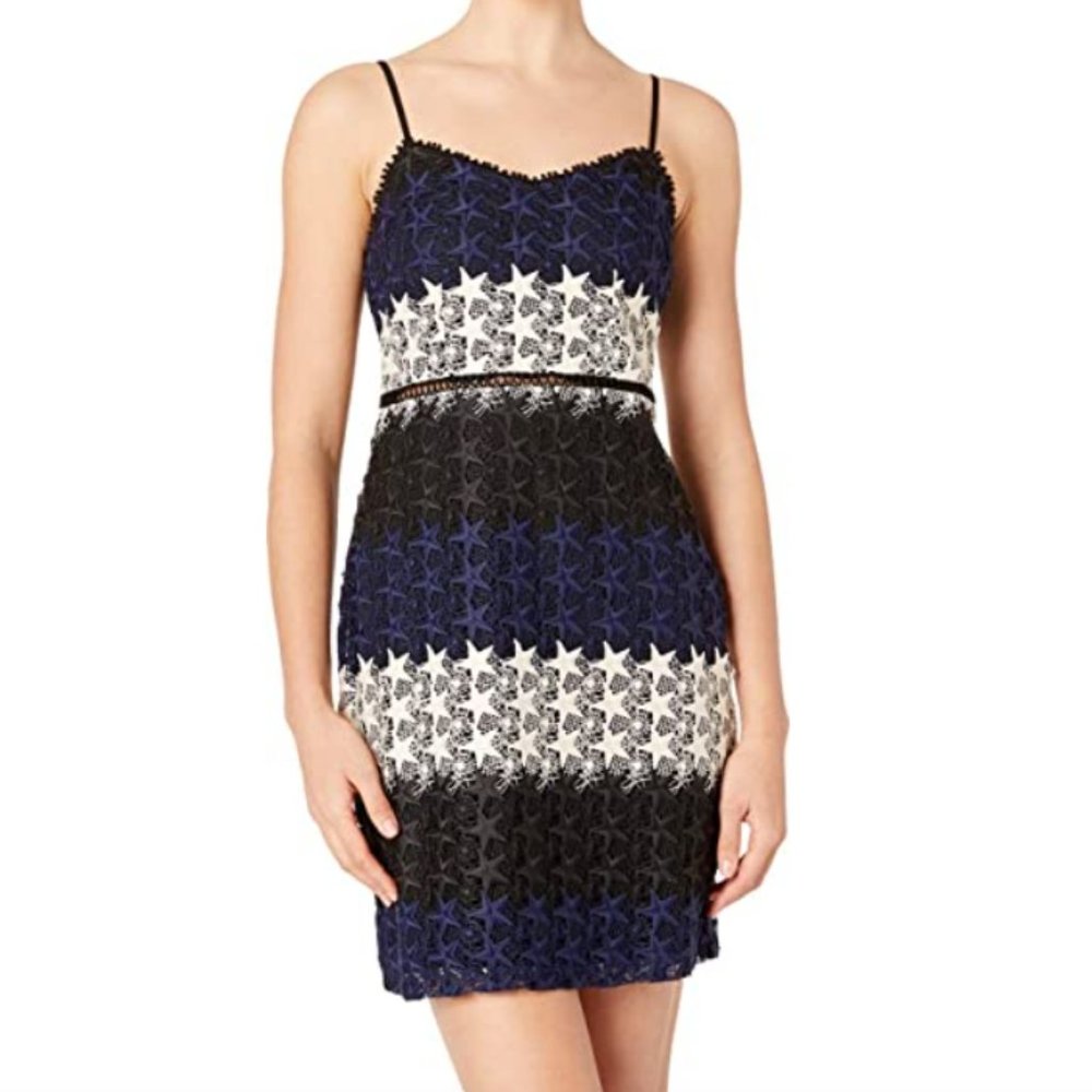 BeBe Embroidered Star Dress